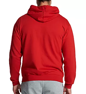 Big Man Eversoft Full Zip Fleece Hoodie Sweatshirt RED 2XL