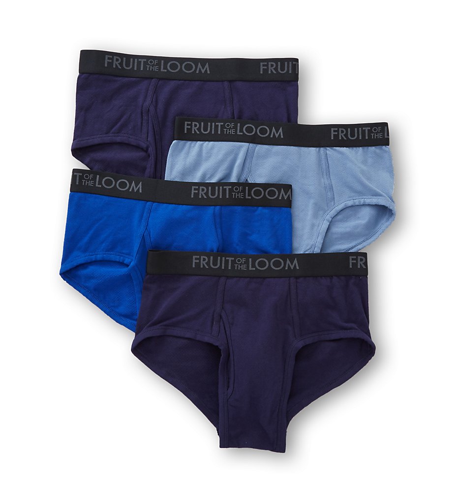 Fruit Of The Loom BM4P46C Breathable Assorted Briefs - 4 Pack (Assorted)