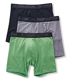 Breathable Lightweight Boxer Briefs - 3 Pack