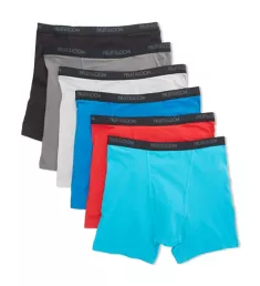 Big Man Asstd Cotton Stretch Boxer Brief - 6 Pack