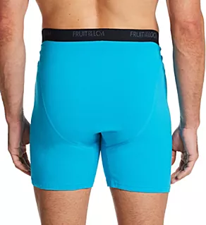 Big Man Asstd Cotton Stretch Boxer Brief - 6 Pack Assorted 3XL