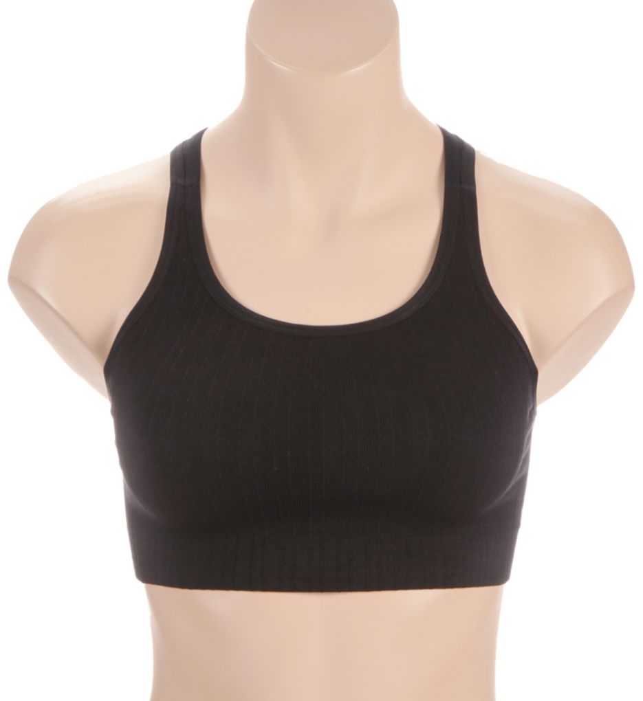 Fruit Of The Loom Fresh Racerback Seamless Crop Bra - 2 Pack FR137 - Image 1