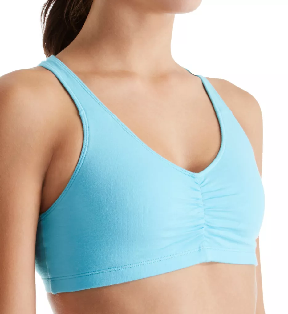 Fruit of the Loom Women's Racerback Style Cotton Sports Bra, 3-Pack,  Style-9012 