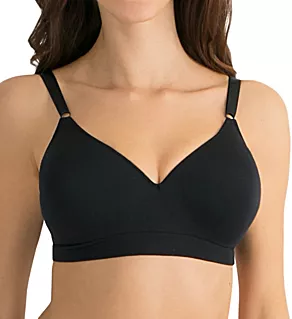 Seamless Wirefree Lift Bra Black 34B