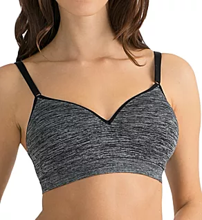 Seamless Wirefree Lift Bra Charcoal Heather 34B