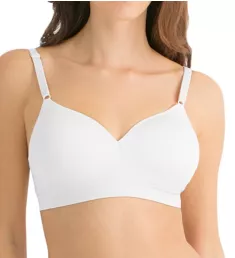 Seamless Wirefree Lift Bra White 34B