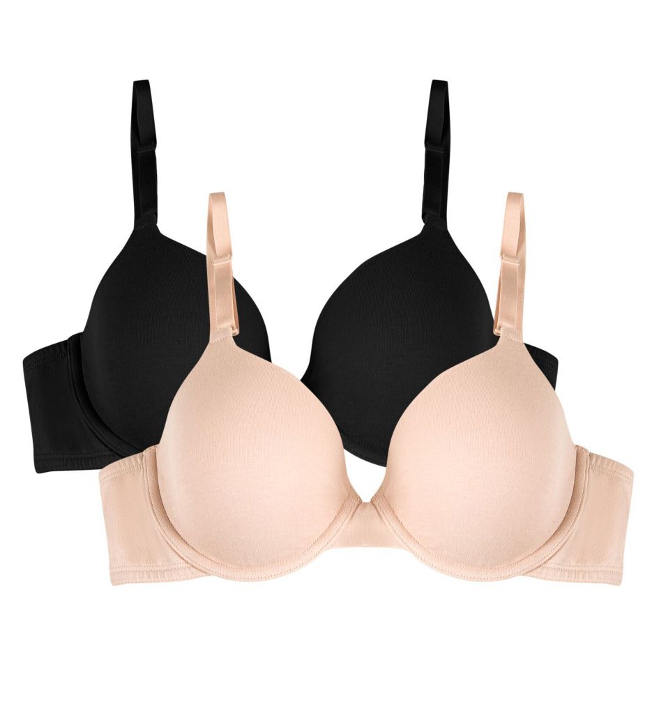 Women's Fruit Of The Loom FT797 Lightly Lined T-Shirt Bra - 2 Pack