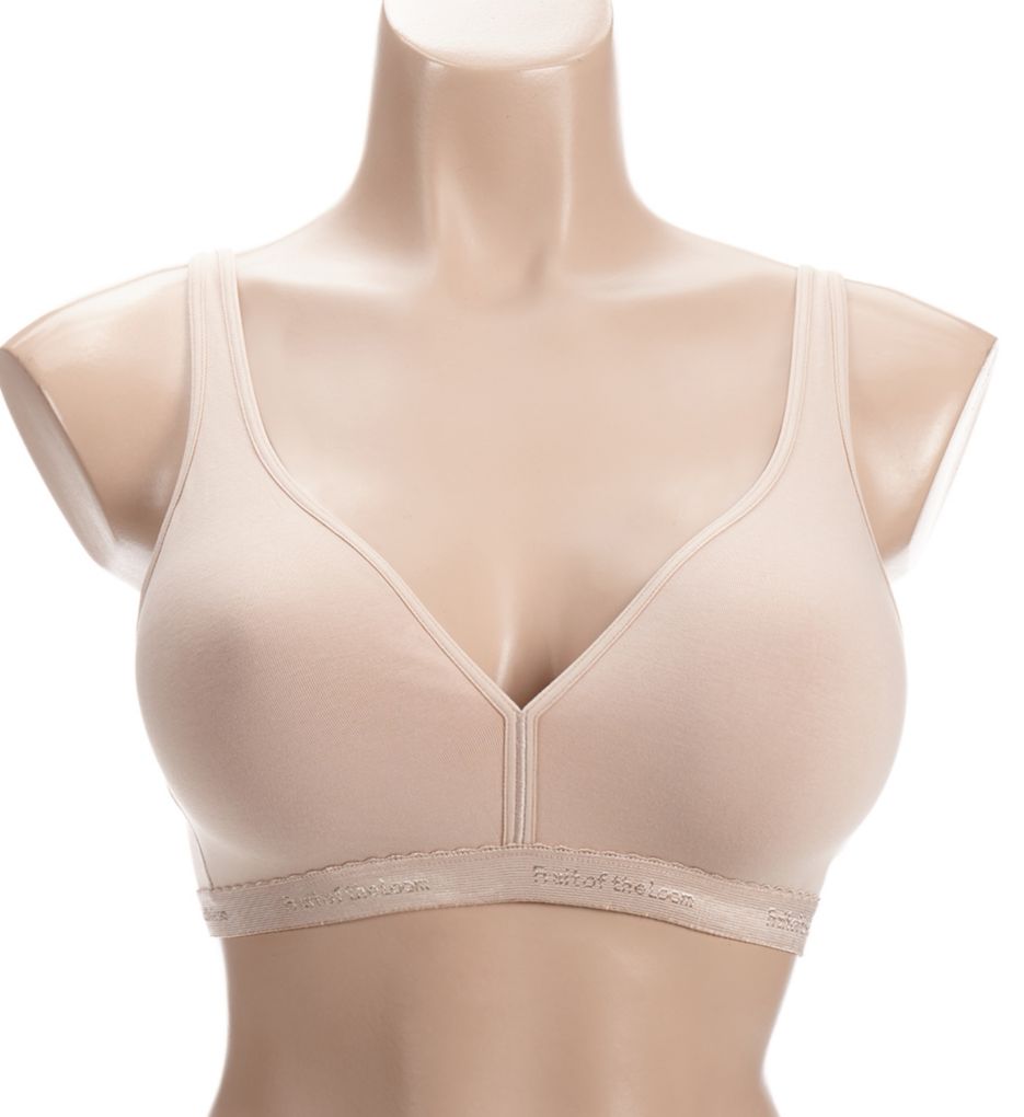 Lightly Lined Wirefree Bra - 2 Pack-fs
