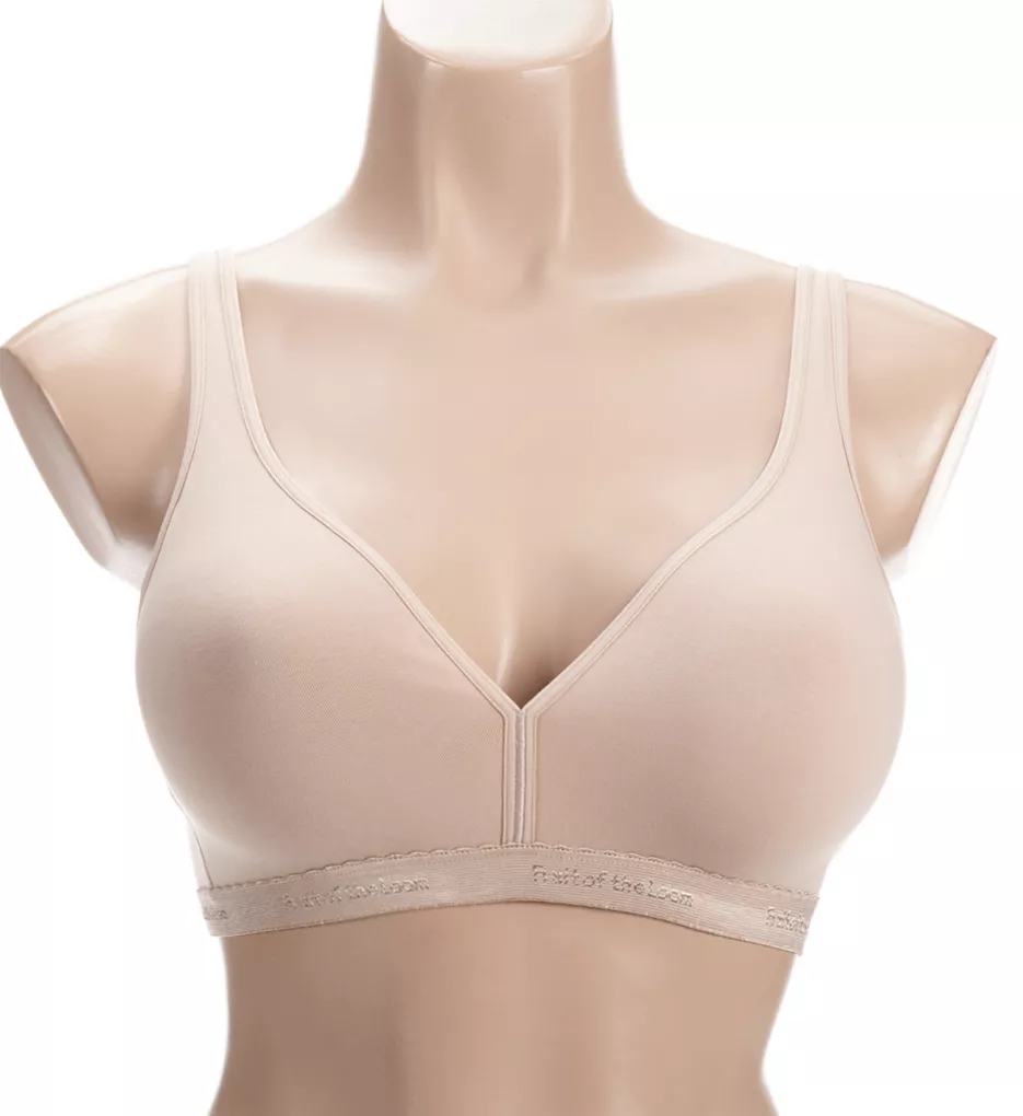 Fruit Of The Loom Lightly Lined Wirefree Bra - 2 Pack FT799 - Image 1