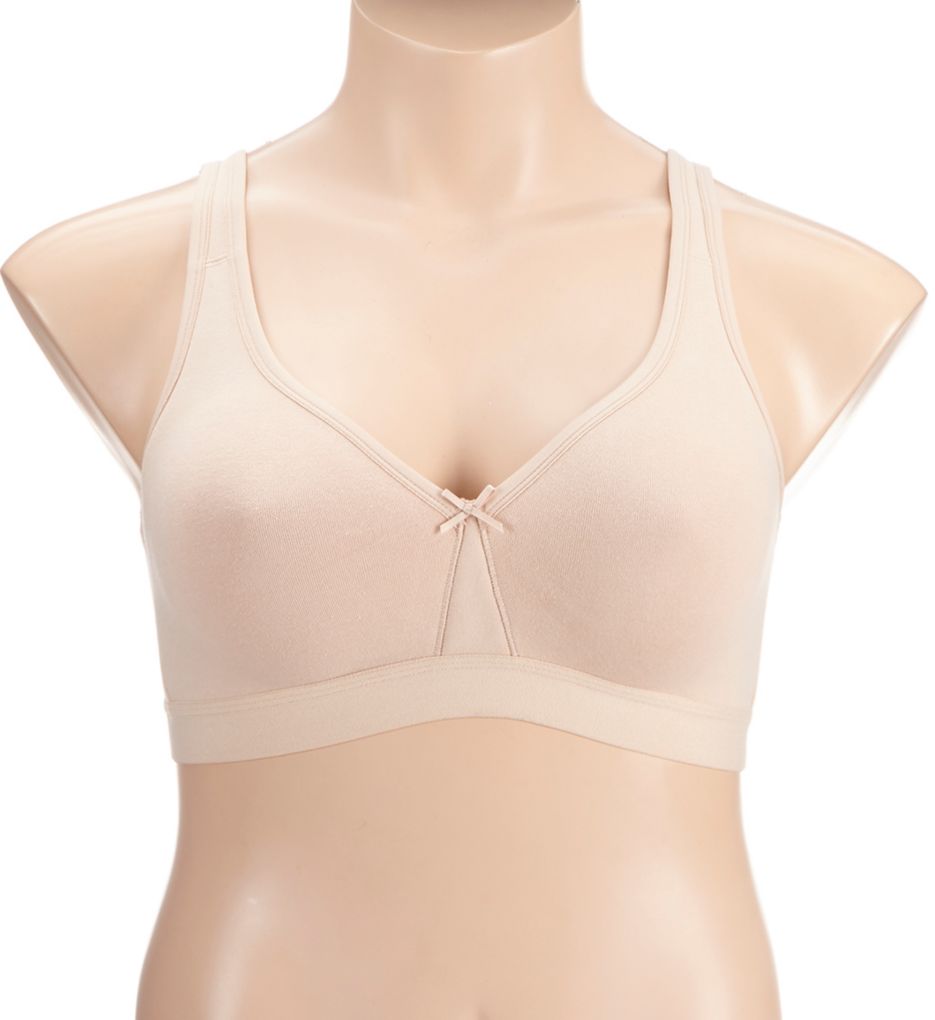 Beyond Soft Wireless Plus Size Cotton Bra-fs