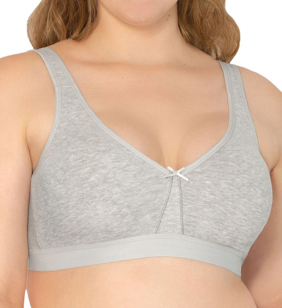 Women's Wireless Plus Size Bra Cotton Support Comfort Unlined Sleep Bra UK  44B