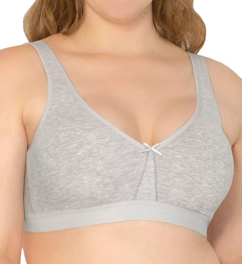 Fruit of the Loom Women's Comfort Bras and Tank Tops (S-6XL), Comfort Bra -  Cotton Stretch - 2 Pack Silver Heather/White, Small : : Clothing,  Shoes & Accessories