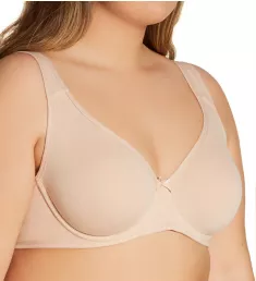 Beyond Soft Cotton Unlined Underwire Bra Sand 38DD