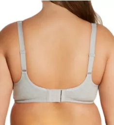 Beyond Soft Cotton Unlined Underwire Bra Heather Grey 40DD