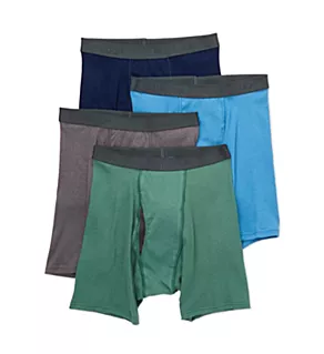 Premium CoolZone Assorted Boxer Brief - 4 Pack