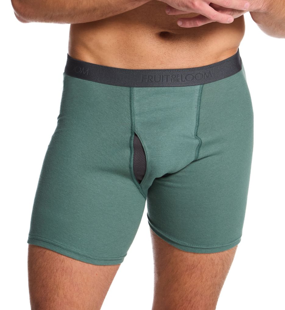 Fruit Of The Loom Premium CoolZone Assorted Boxer Brief - 4 Pack JC4BL7C - Image 1