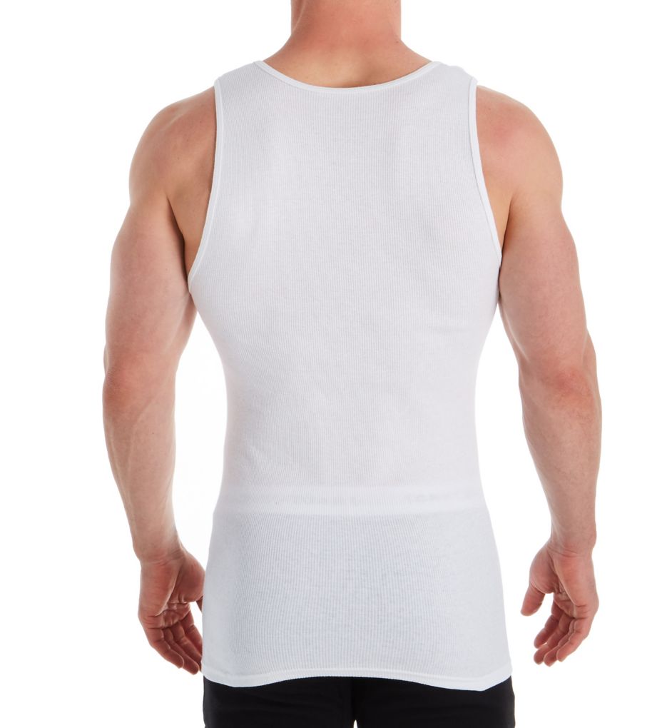 Fruit Of The Loom Premium Cotton A-Shirts - 4 Pack White M  - Image 2