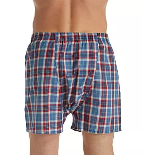 Premium Tartan Woven Boxers - 4 Pack