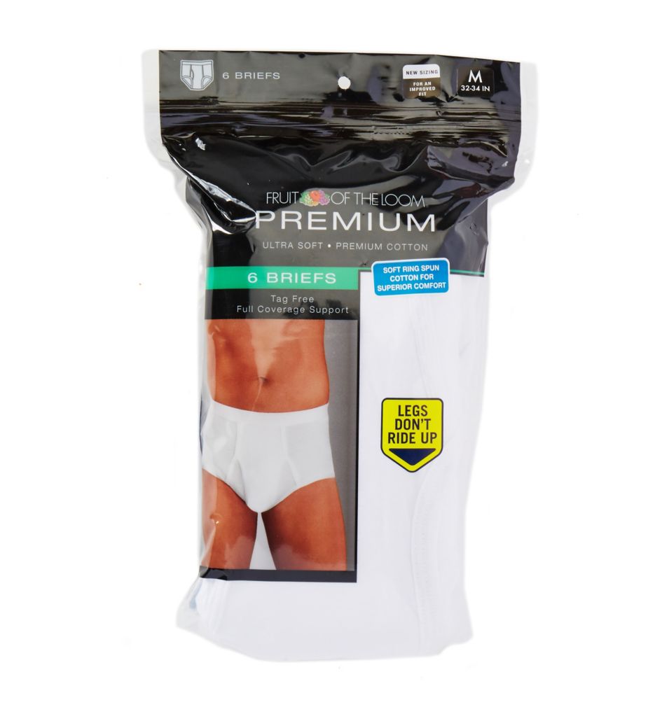 Fruit Of The Loom Premium Cotton Briefs - 6 Pack JC6P761 - Image 3