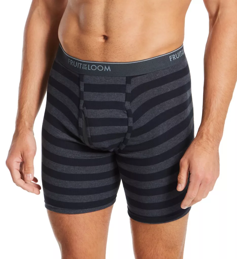 Coolzone Assorted Long Leg Boxer Brief 7 Pack by Fruit Of The Loom