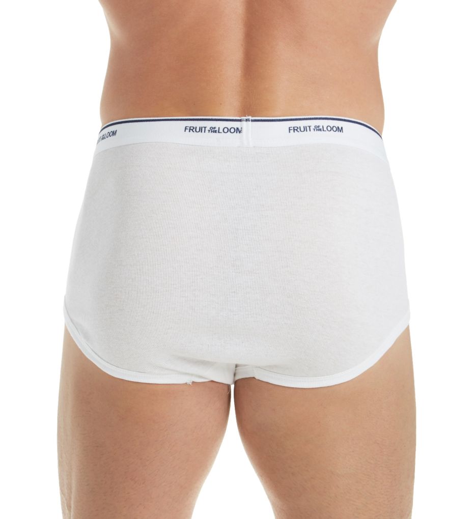 Classic Extended Size Briefs - 8 Pack WHT 2XL by Fruit Of The Loom