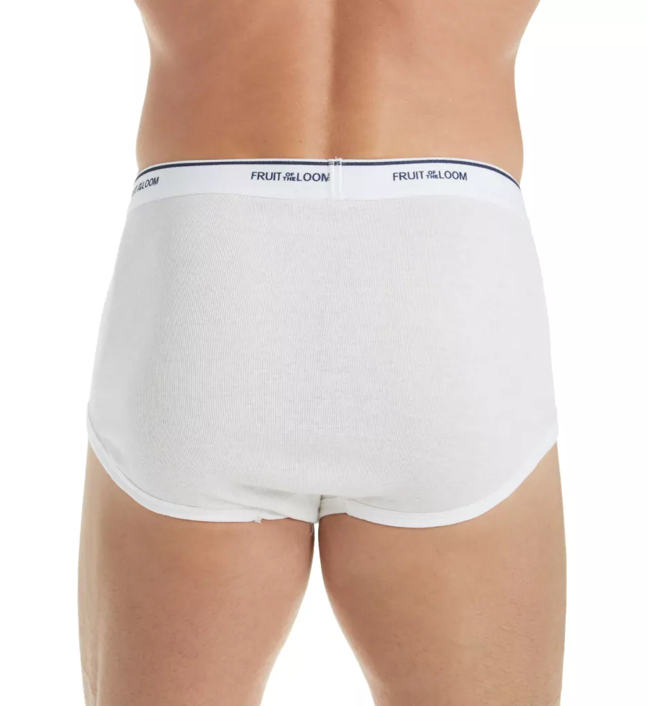Classic Extended Size Briefs - 8 Pack WHT 2XL