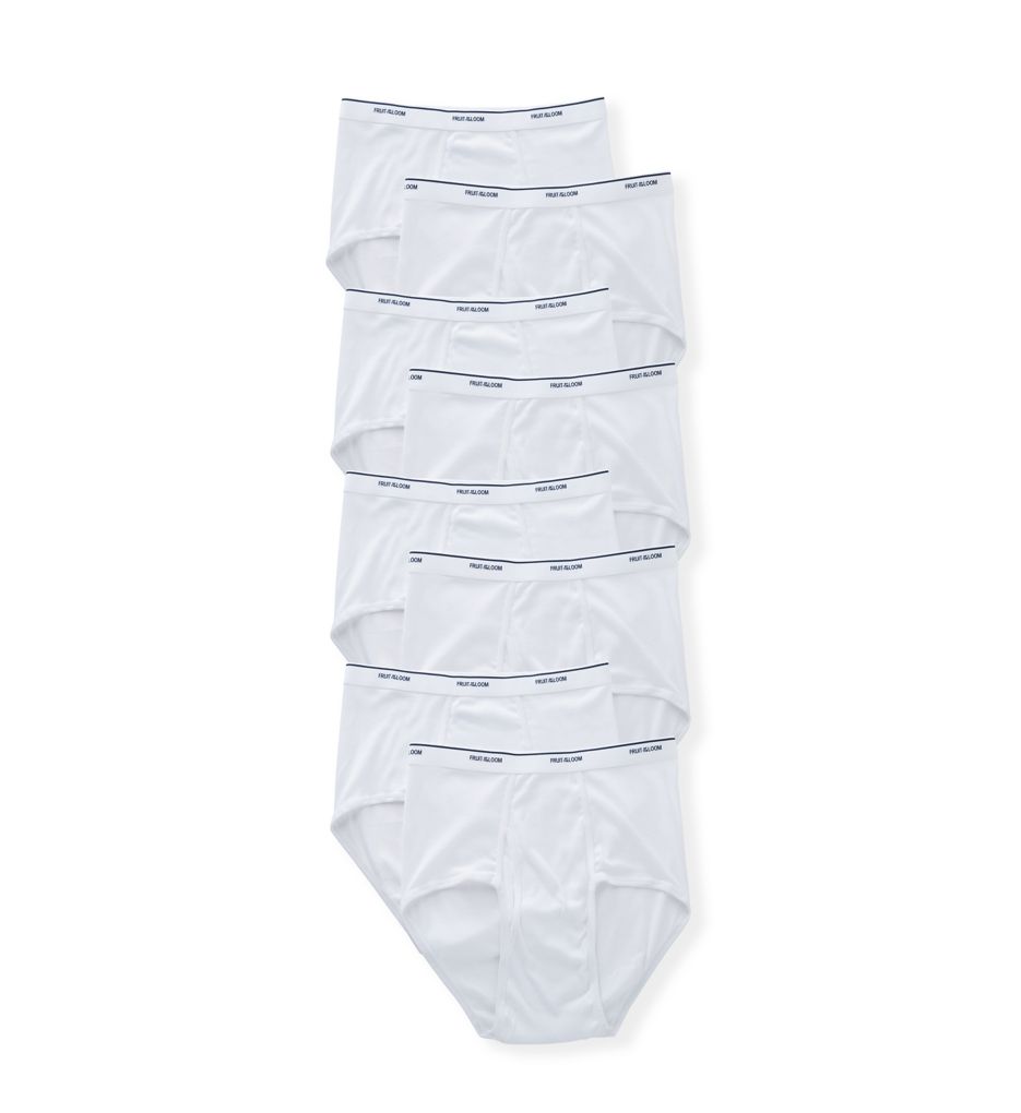 Fruit of the Loom Men's White Cotton Briefs 3 Pack