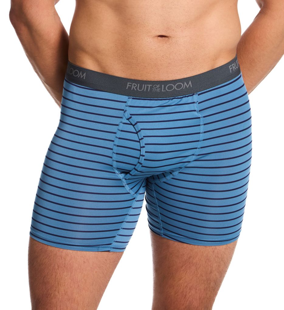 Fruit Of The Loom Micro Stretch Assorted Boxer Brief - 6 Pack WMS6BB4 - Image 1