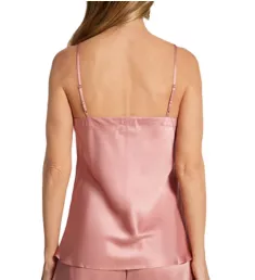 Silk Camisole V Neck Bridal Rose L