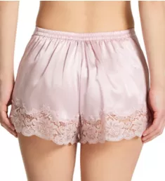 Silk Sleep Short with Lace Light Lilac S