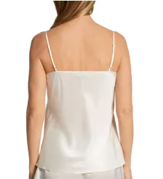 Silk Camisole with Lace Creme Creme 3X