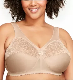 Magic Lift Full Figure Wireless Support Bra Blush 36B