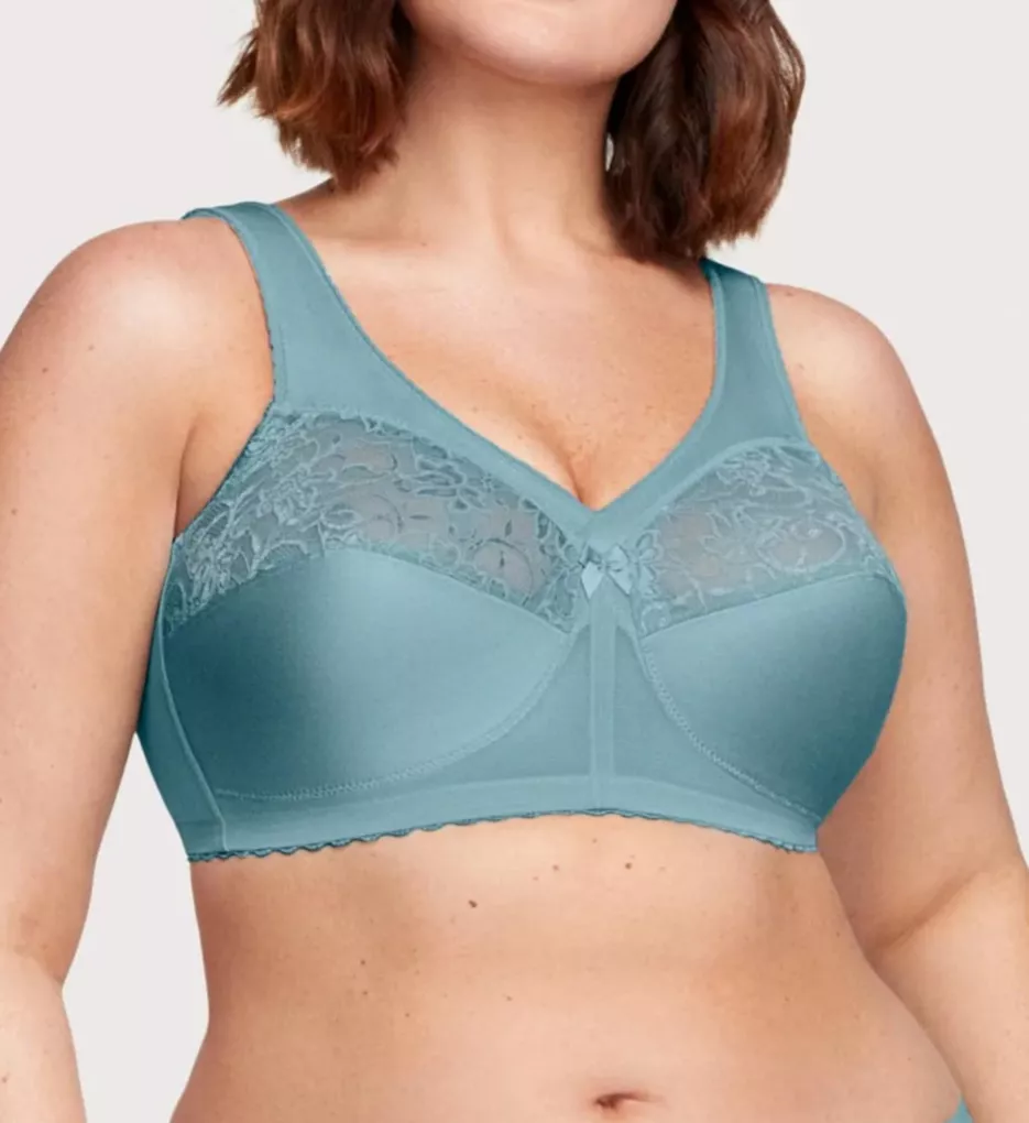 Magic Lift Full Figure Wireless Support Bra Glacier 44b 7262