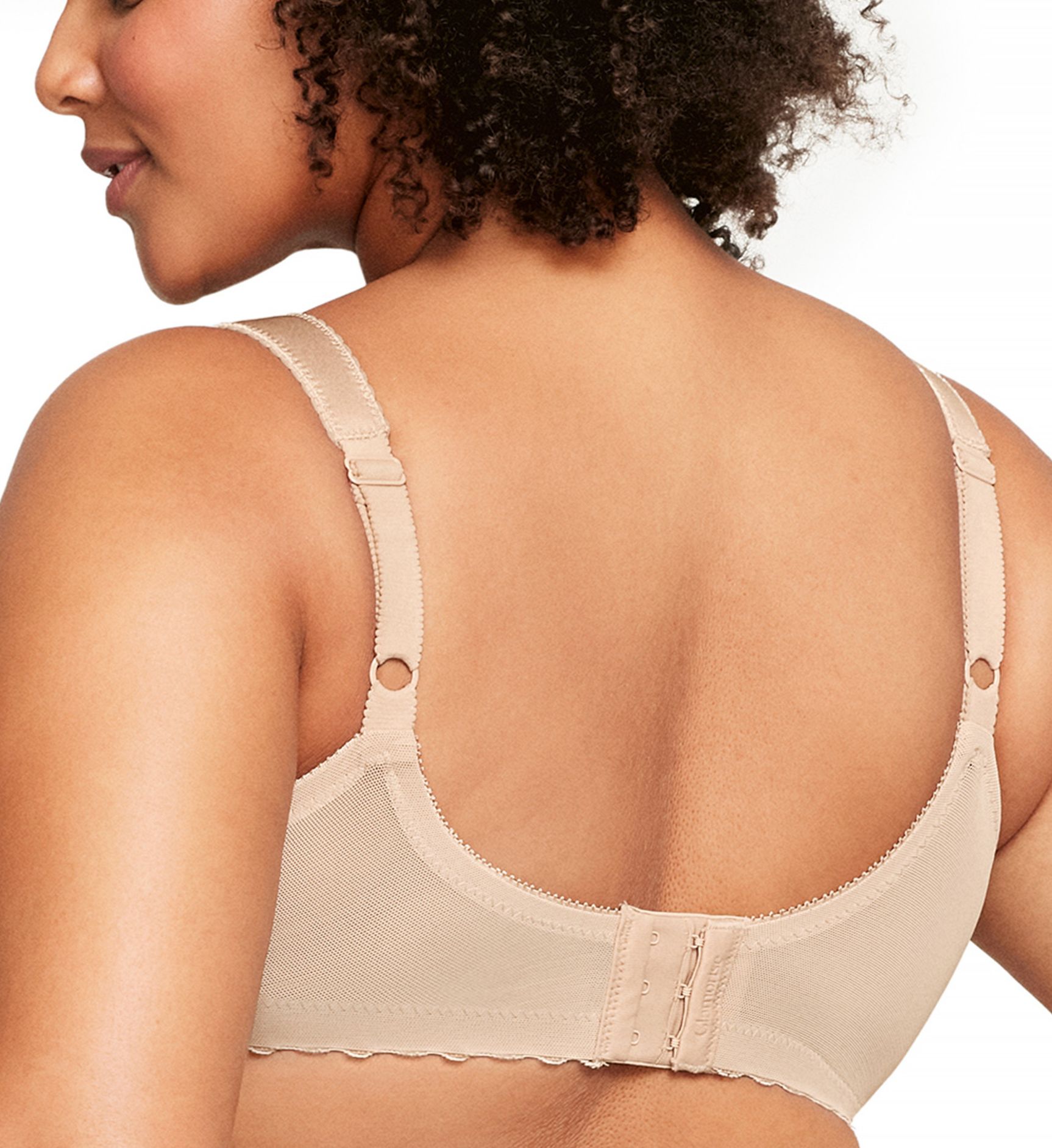 Glamorise Magic Lift Full Figure Wireless Support Bra Blush 40DD  - Image 2