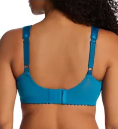 Magic Lift Full Figure Wireless Support Bra Dark Teal 36B