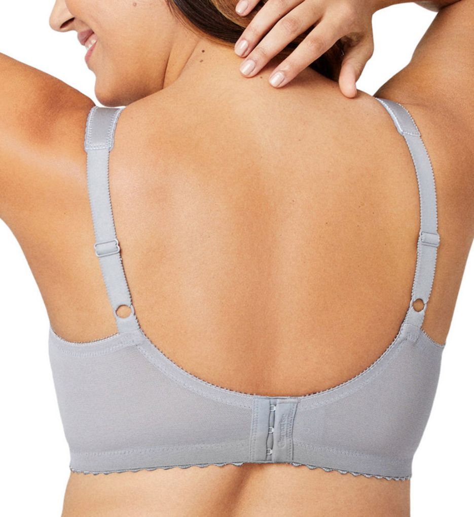 Glamorise Magic Lift Full Figure Wireless Support Bra Soft Gray 44B  - Image 2