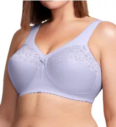 Magic Lift Cotton Full Figure Wireless Support Bra Lilac 36B