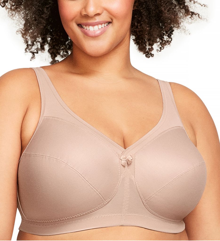 Glamorise Womens Magiclift Natural Shape Support Wirefree Bra 1010