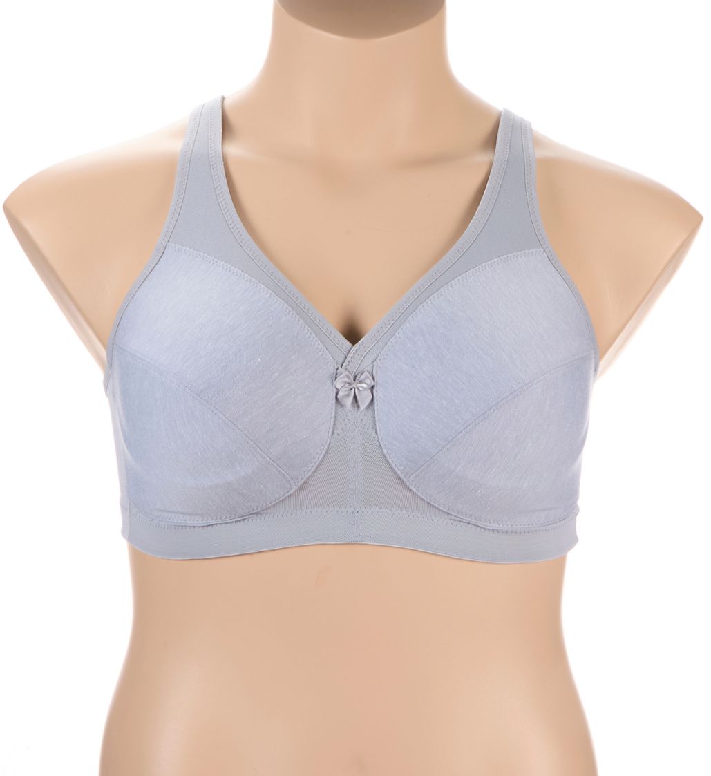 Glamorise Magic Lift Active Support Bra Gray 44J  - Image 1
