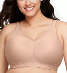 The Ultimate Full Figure Soft Cup Sports Bra Cafe 34J