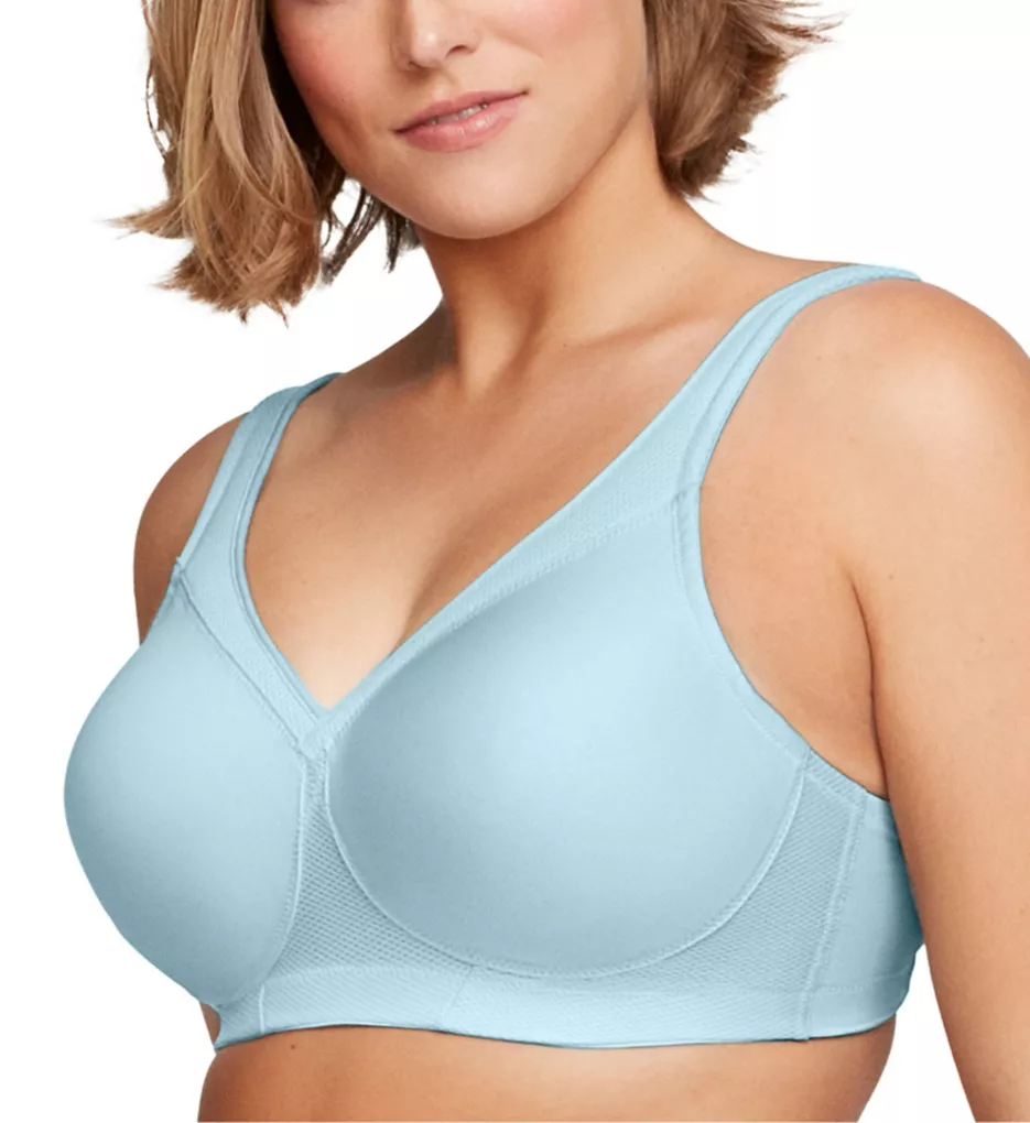 The Ultimate Full Figure Soft Cup Sports Bra Frosted Aqua 50I