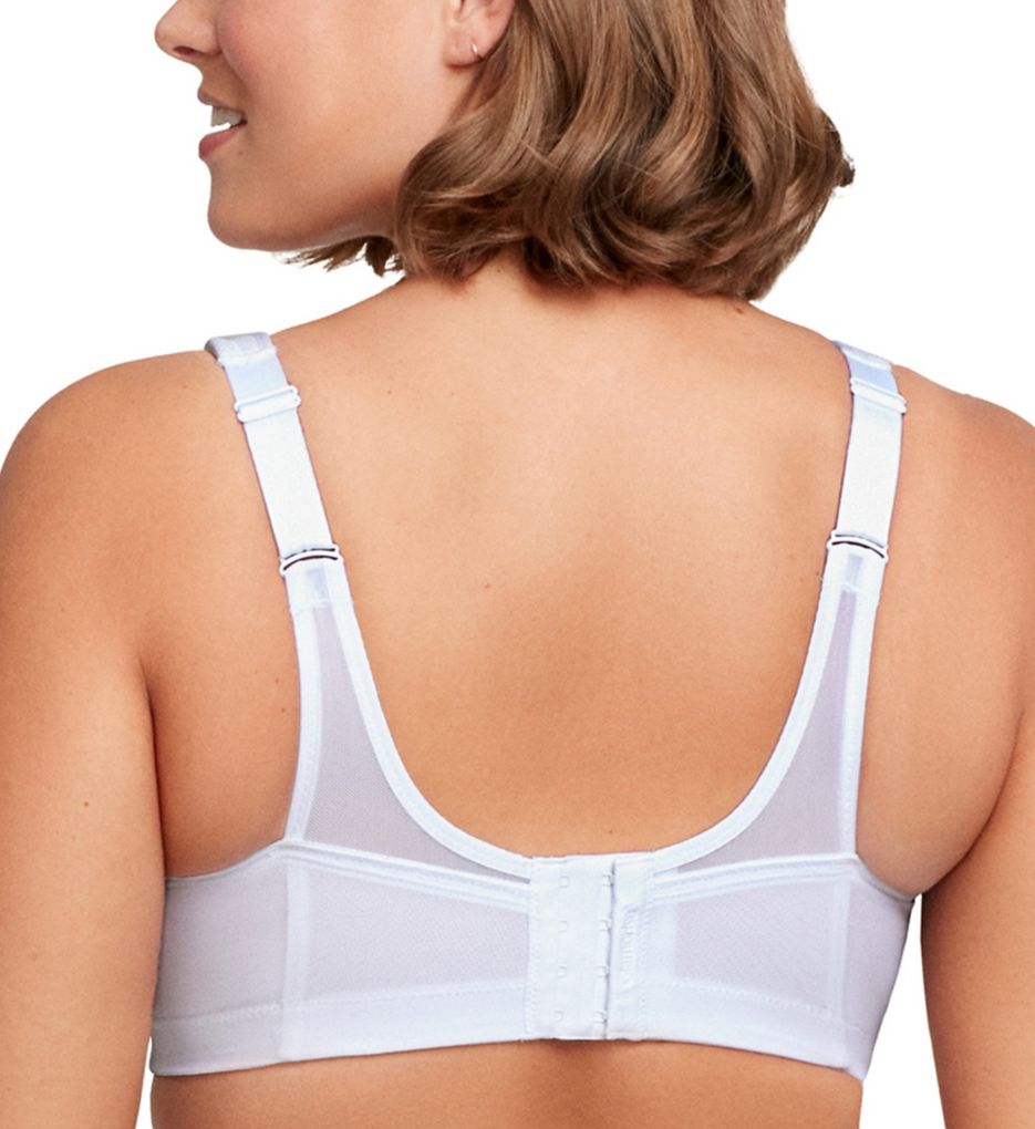 Glamorise COMFORT LIFT Bra 44D (STRETCH-STRAPS) Support (3-Piece Cups)  White NEW