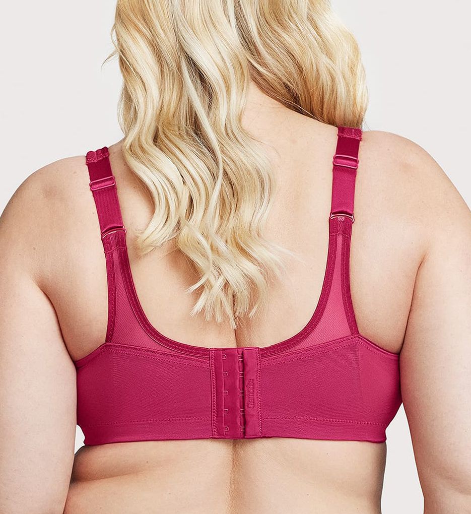 Glamorise The Ultimate Full Figure Soft Cup Sports Bra Ruby Red 50B  - Image 2