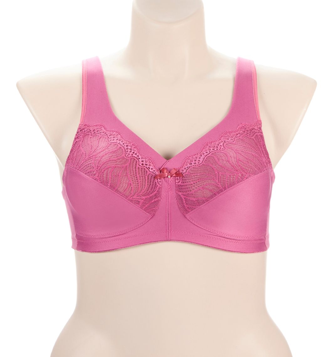 Glamorise MagicLift Natural Shape Support Bra Red Violet 50C  - Image 1