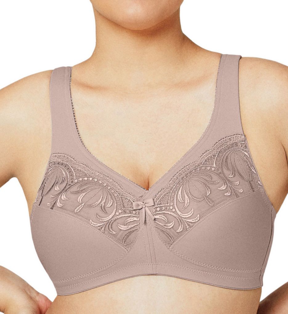 Magic Lift Embroidered Full Figure Wireless Bra