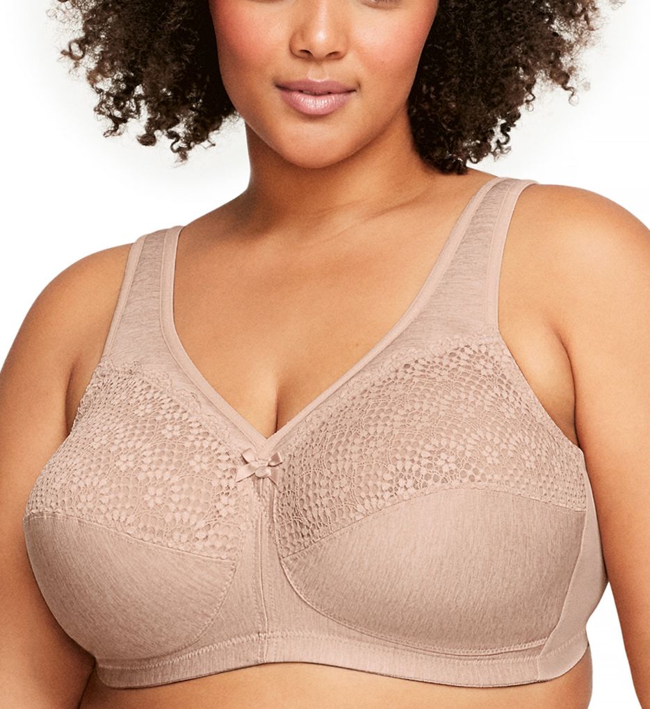 Glamorise CAFE Magic Lift Full Figure Minimizer Bra, US 44F, UK