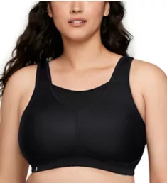 Elite Performance Medium Impact Cami Sports Bra Black 34C