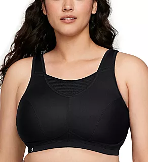 Elite Performance Medium Impact Cami Sports Bra Black 34C