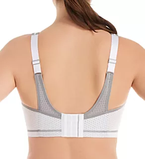 Elite Performance Medium Impact Cami Sports Bra White/Gray 34C
