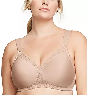 Magic Lift Seamless Unlined Soft Cup Bra Cafe 40D
